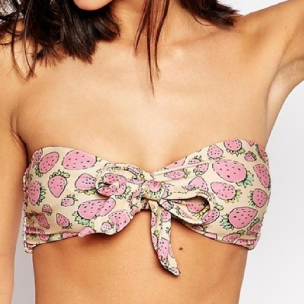New! Lolli Strawberry Swim Bandeau